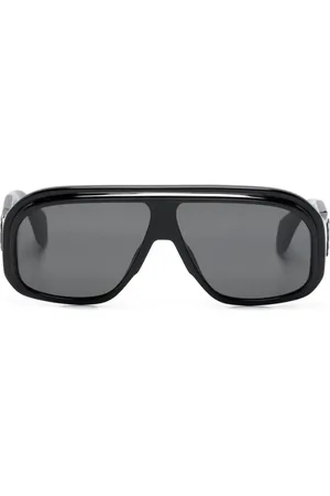 Palm Angels Logo-embossed pilot-frame sunglasses