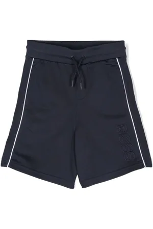 HUGO BOSS Logo-embroidered shorts