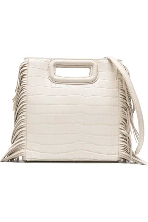 Maje M crocodile-embossed tote bag