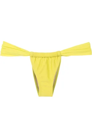 AMIR SLAMA Gathered low-waisted bikini bottoms