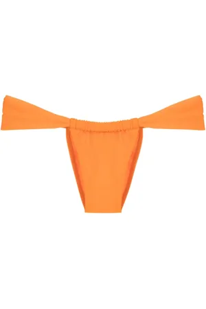 AMIR SLAMA Gathered low-rise bikini bottoms