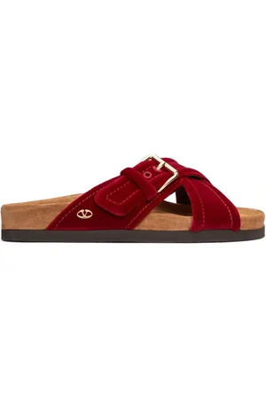 VALENTINO GARAVANI Fussfriend velvet sandals