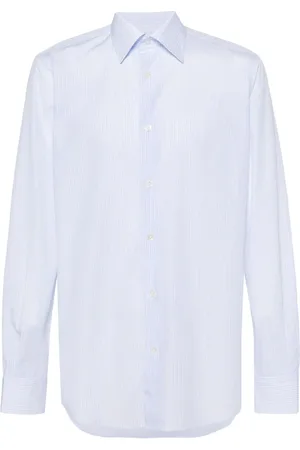 Boggi Milano Striped poplin shirt