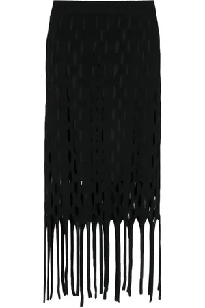 Pinko Cut-out knitted skirt