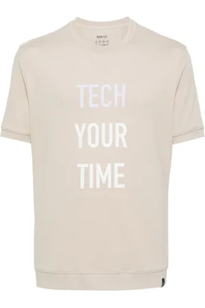 Boggi Milano Slogan-print piqué T-shirt