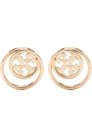 Buy Tory Burch Miller Stud Earrings | Gold Color Women | AJIO LUXE