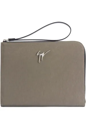 Giuseppe Zanotti Fabian logo-plaque clutch bag