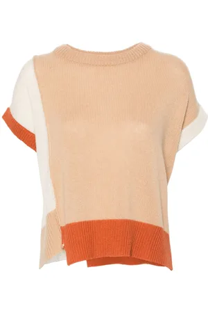 Marni Colourblock cashmere top