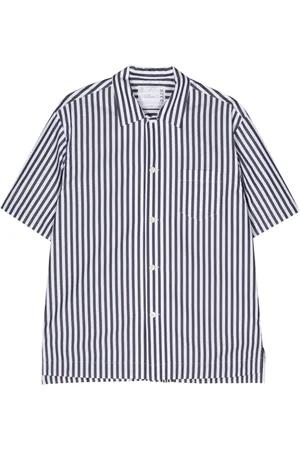 SACAI Striped poplin shirt