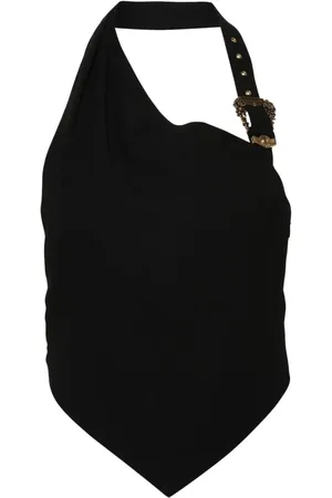 Versace Jeans Couture logo-strap Bralette Top - Farfetch