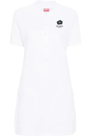 Kenzo Boke Flower-motif polo dress