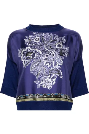 Etro PRINTED KNIT TOP