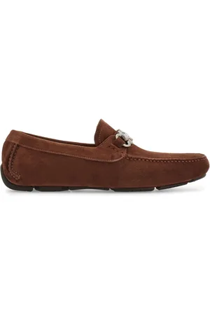 Ferragamo Gancini Moccasin Driver Shoes - Farfetch