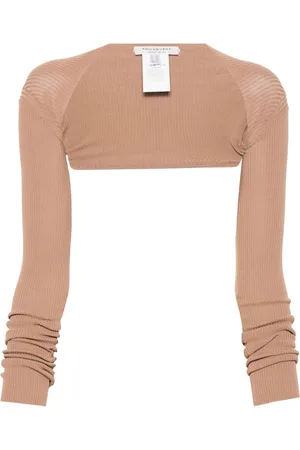 Serafini Fine-ribbed bolero sleeves