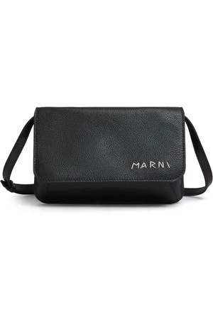 Marni Logo-embroidered leather belt bag