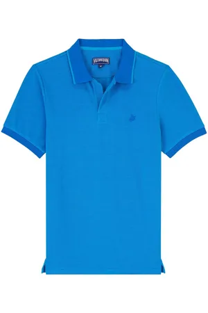 Vilebrequin Logo-embroidered organic cotton polo shirt