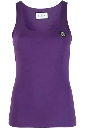 Philipp Plein Logo-patch tank top