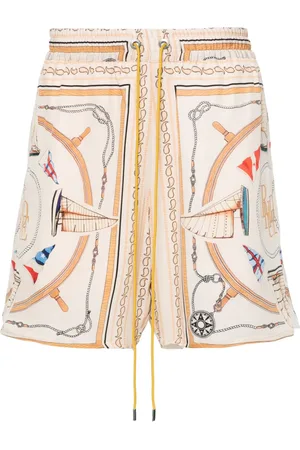 Rhude Nautica silk shorts