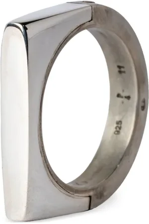 PARTS OF FOUR Sistema Oval sterling ring