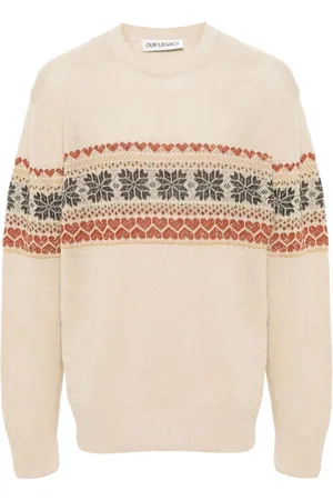 OUR LEGACY Snow Fairisle-motif jumper