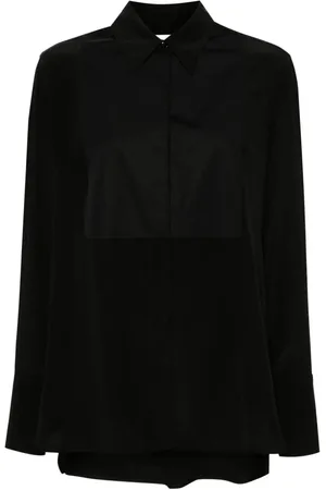 Victoria Beckham Panel-detail silk shirt