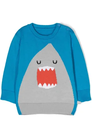 Stella McCartney Shark-motif knitted jumper