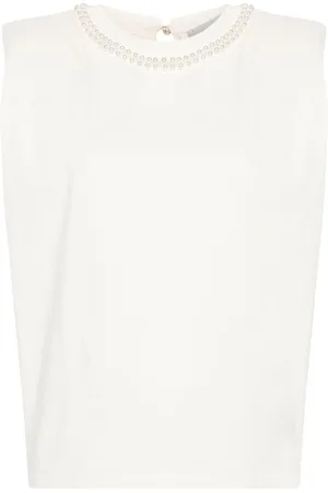 Golden Goose Shoulder-pads sleeveless T-shirt