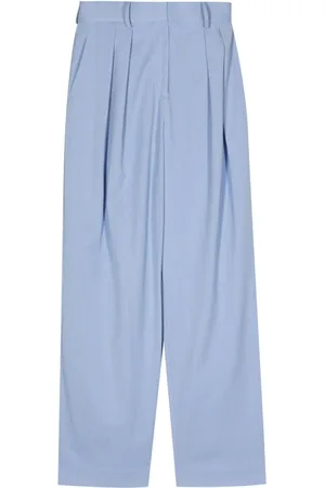 Staud Wide-leg pleated trousers