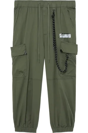 Musium Div. Elasticated-waist cargo trousers