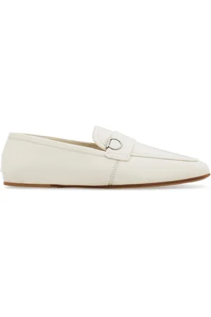 Salvatore Ferragamo Gancini-plaque leather loafers