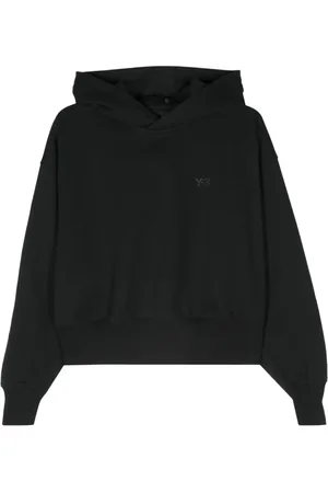 Y-3 Logo-print cotton hoodie