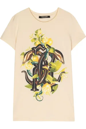 Roberto Cavalli Monogram-print T-shirt