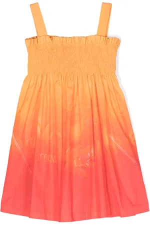 Lapin House Ombr??-effect cotton dress
