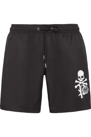 Philipp Plein Skull-print swim shorts
