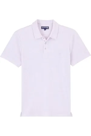 Vilebrequin Logo-embroidered organic cotton polo shirt