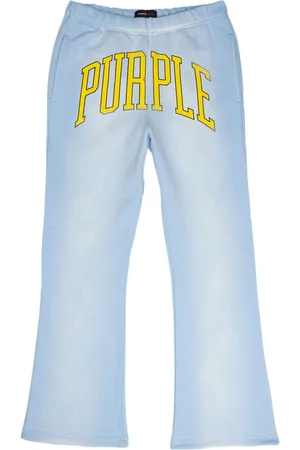 Purple Brand Logo-print track pants