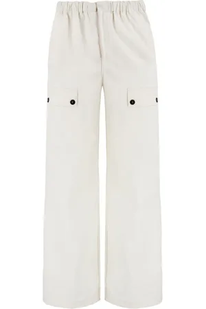 Salvatore Ferragamo Wide-leg linen trousers
