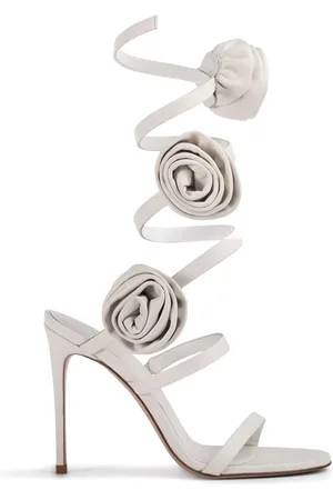 LE SILLA Rose floral-appliqu?? sandals