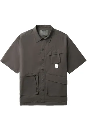 Musium Div. Patch pocket cotton-blend shirt
