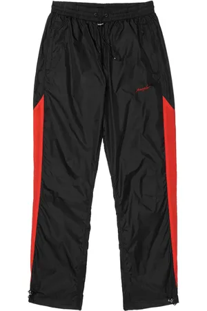 Purple Brand Panelled straight-leg trousers