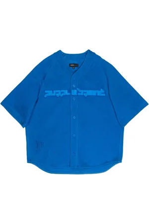 Purple Brand Logo-print cotton shirt