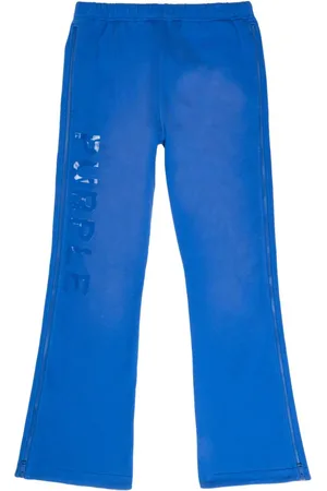 Purple Brand Logo-print track pants