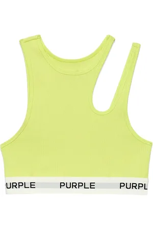 Purple Brand Cut-out cropped top