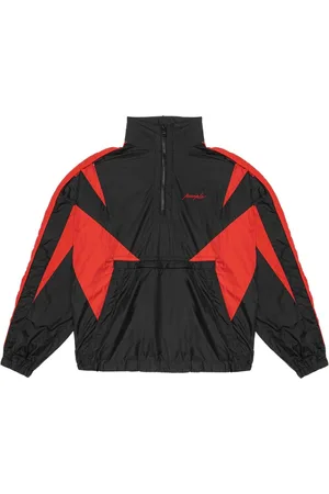 Purple Brand Colour-block track jacket