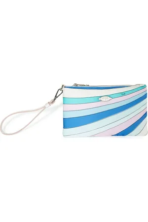 Puccini Iride-print clutch bag