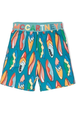 Stella McCartney Surfboard-print swim shorts