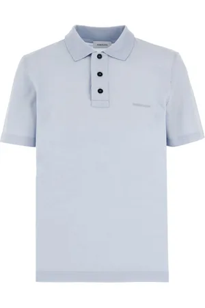 Salvatore Ferragamo Logo-embroidered cotton polo shirt