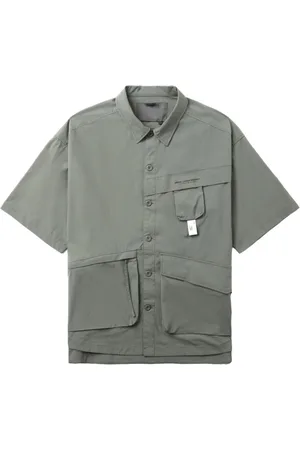 Musium Div. Cargo-pocket cotton-blend T-shirt