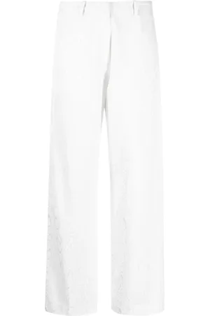 FORTE FORTE Wide-leg jacquard trousers
