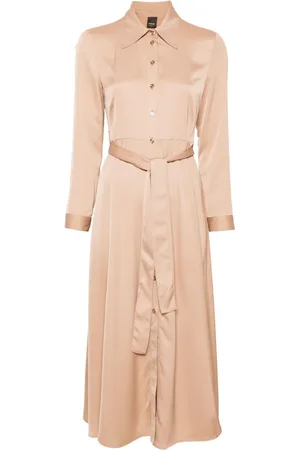 Pinko Satin shirt dress